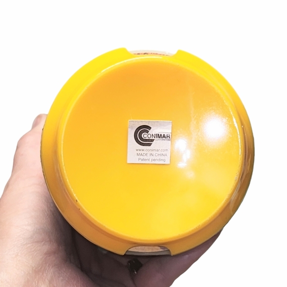 John Deere Green & Yellow Miniature Silo Absorbent Coaster Dispenser 7"HX3.75"D - Picture 9 of 10